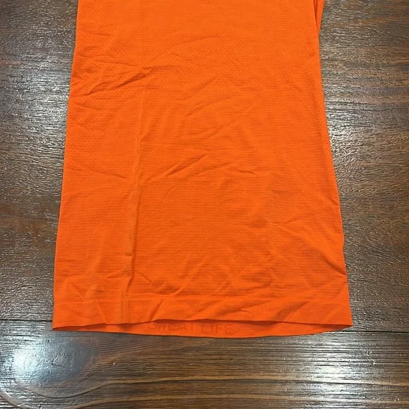🍑🧡RARE! Orange Swiftly Tech Tee! Size 2! - full length, regular fit!🧡🍑 - Picture 5 of 8